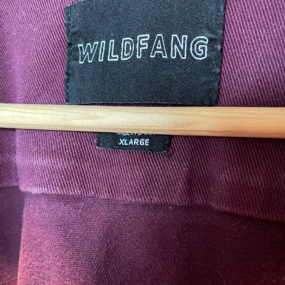 Wildfang Women's Burgundy Short-Sleeve Jumpsuit - Picture 3 of 7